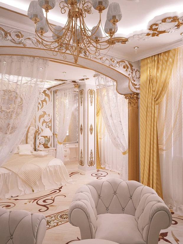Фото из портфолио Пышное убранство – фотографии дизайна интерьеров на INMYROOM