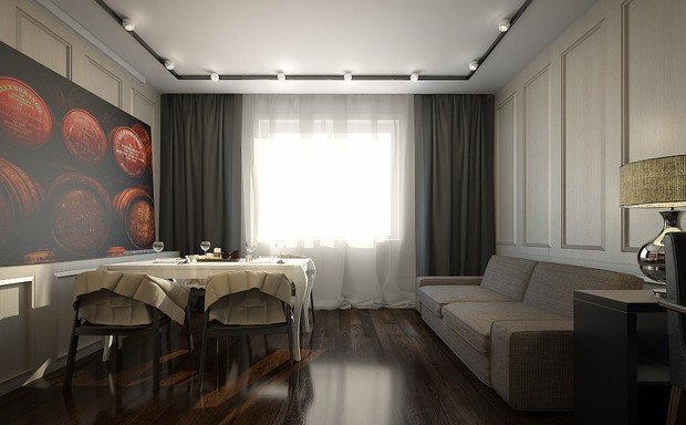 Фото из портфолио Квартира для пары с детьми – фотографии дизайна интерьеров на INMYROOM