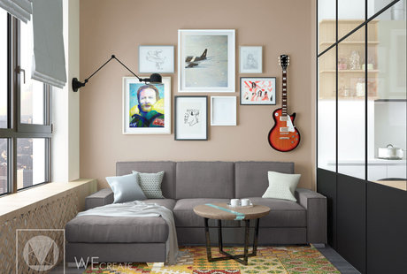 Квартира в стиле фьюжн