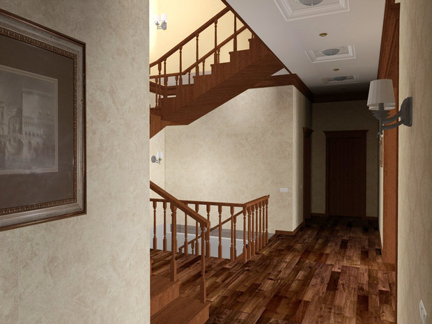 Фото из портфолио Коттедж в классическом стиле – фотографии дизайна интерьеров на INMYROOM