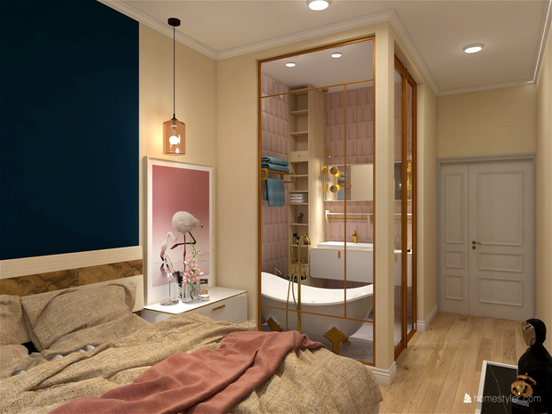 Фото из портфолио Квартира для молодой девушки – фотографии дизайна интерьеров на INMYROOM