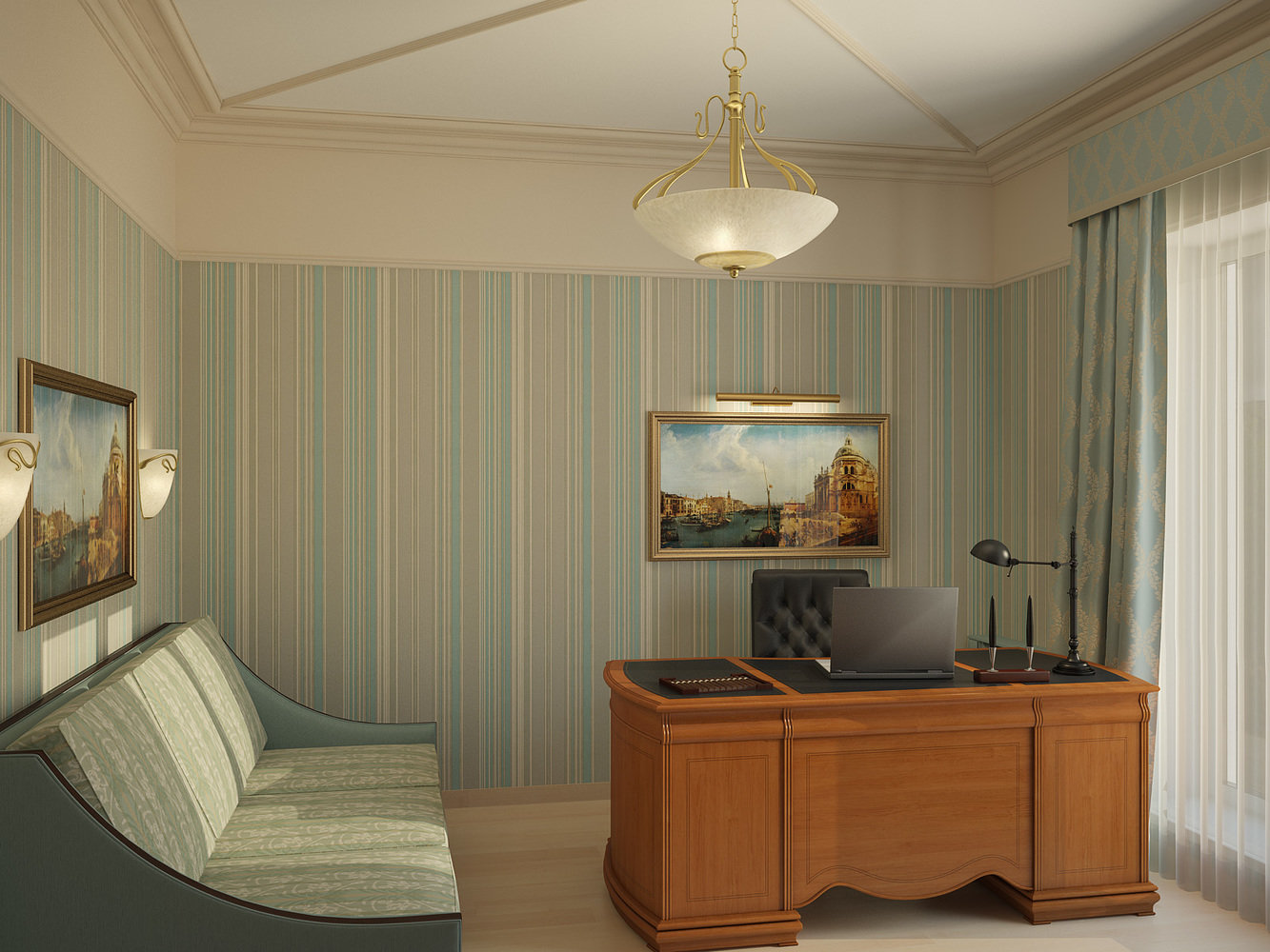 Фотография: Офис в стиле Классический, Квартира, Дома и квартиры, Москва – фото на INMYROOM