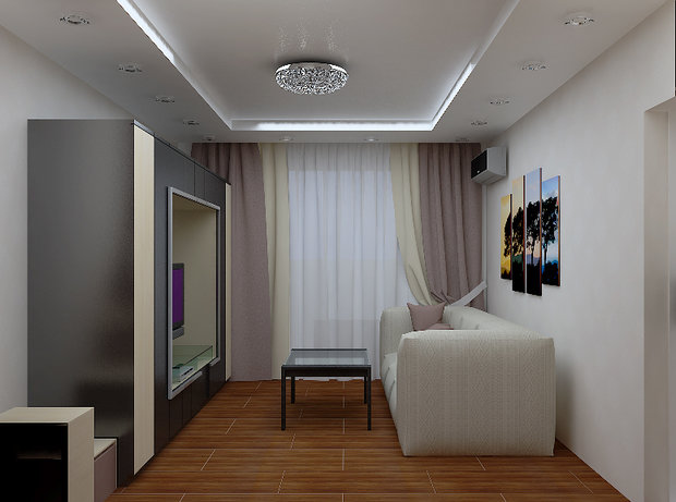 Фото из портфолио Однушка в химках – фотографии дизайна интерьеров на INMYROOM