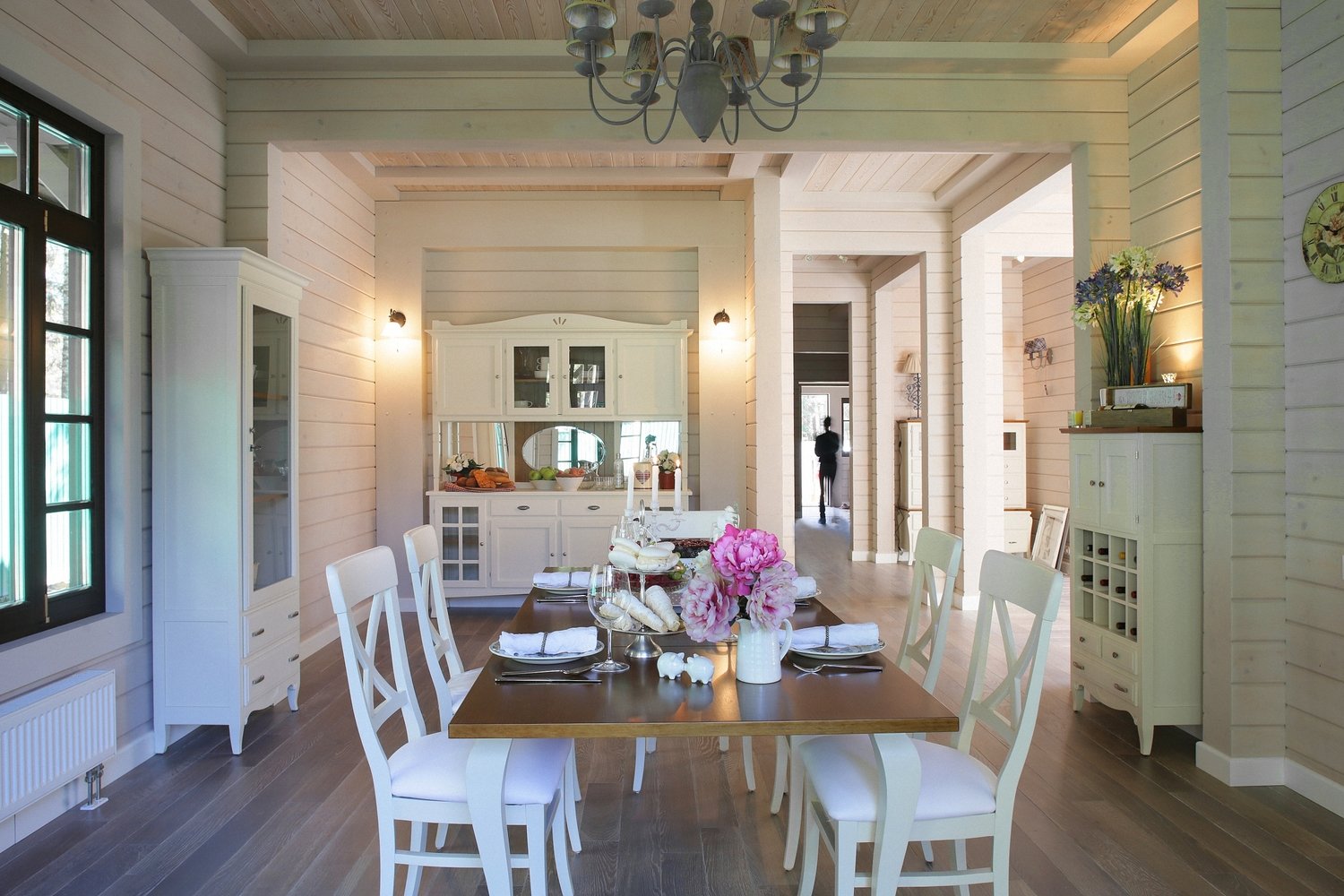 Фотография: Кухня и столовая в стиле Прованс и Кантри, Дом, Проект недели, Московская область, дом из клееного бруса, Палекс Дизайн – фото на INMYROOM