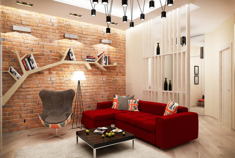 Обаятельная квартира в стиле лофт