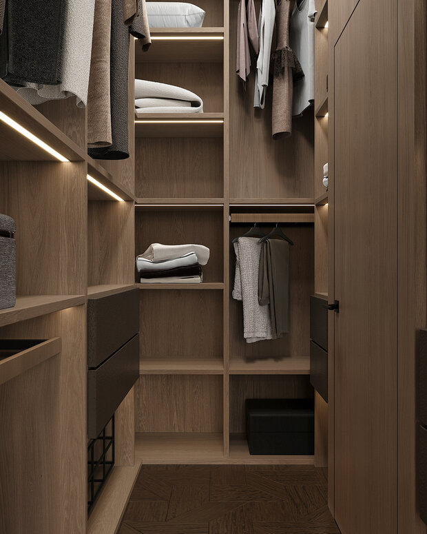 Фото из портфолио Дизайн интерьера квартиры в ЖК «Alpen (Альпен)» в стиле современная классика – фотографии дизайна интерьеров на INMYROOM