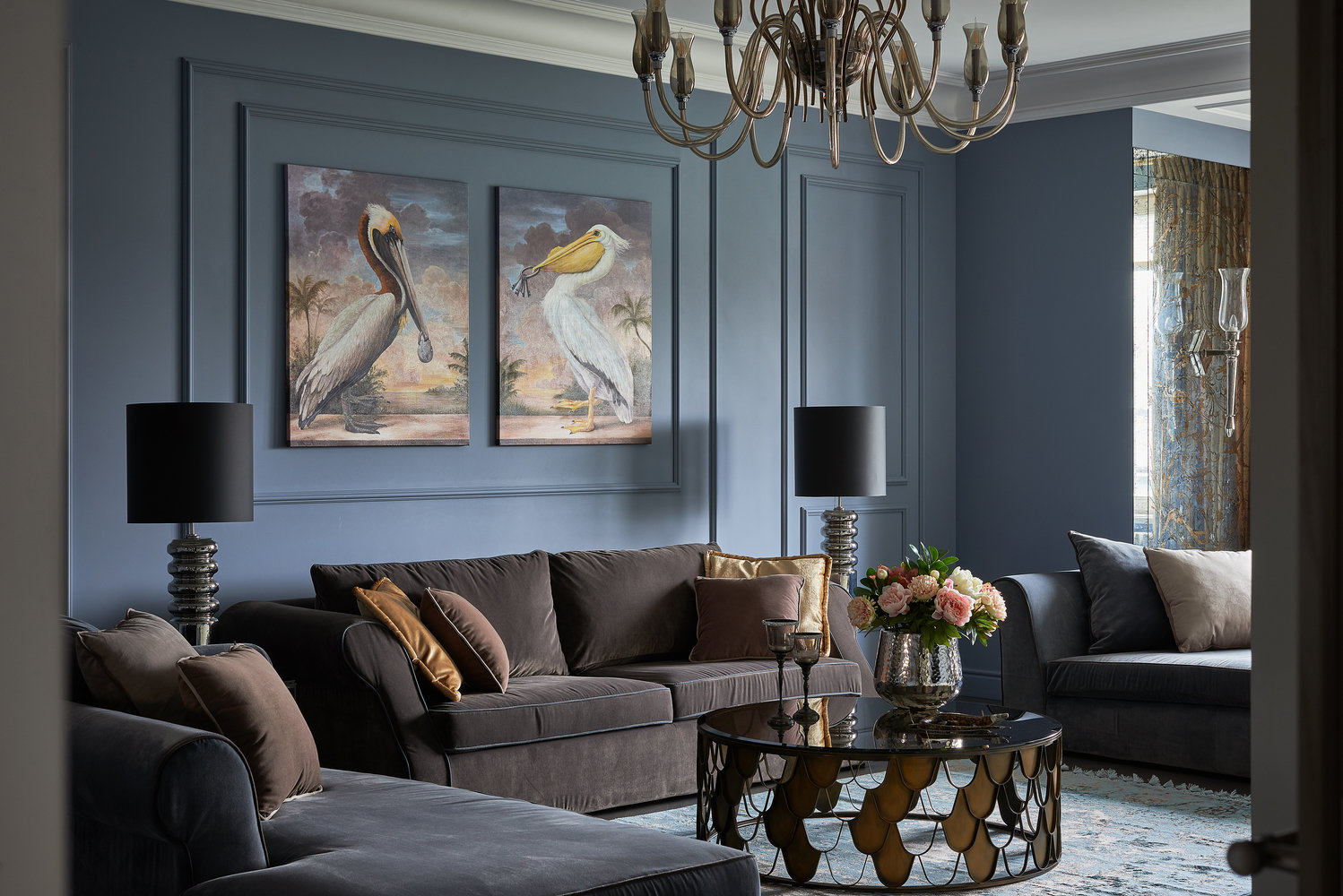 Фотография: Гостиная в стиле Современный, Эклектика, Квартира, Проект недели, Калининград, 4 и больше, Более 90 метров, Виктория Лазарева – фото на INMYROOM