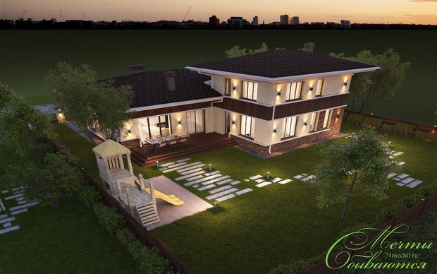 Фото из портфолио Современный дом "на вырост" – фотографии дизайна интерьеров на INMYROOM