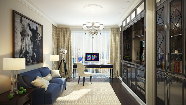 Фото из портфолио Интерьер учебной в стиле ар-деко, арт деко – фотографии дизайна интерьеров на INMYROOM