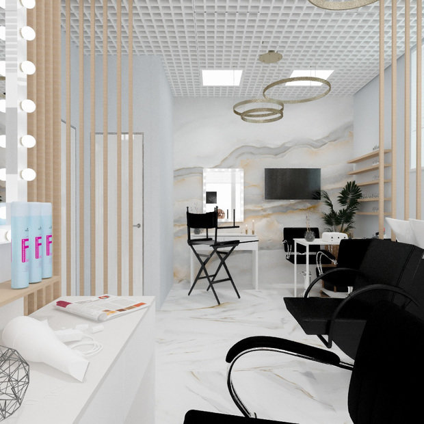 Фото из портфолио Салон красоты – фотографии дизайна интерьеров на INMYROOM