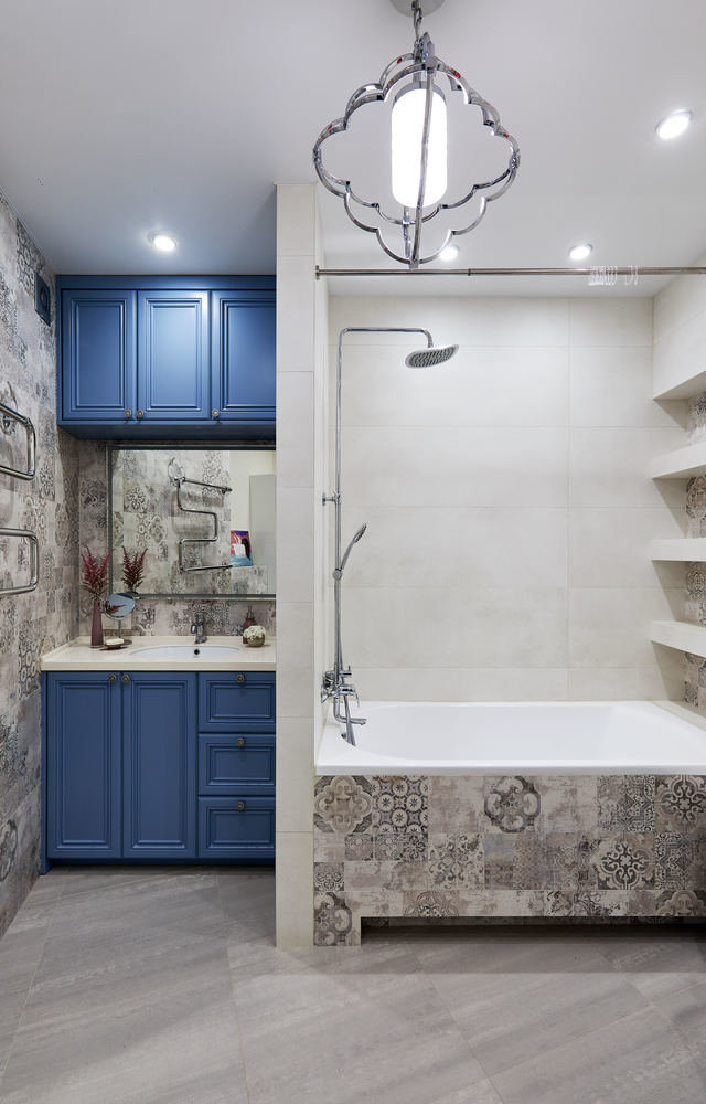 Фотография: Ванная в стиле Современный, Квартира, Проект недели, Долгопрудный, 4 и больше, Более 90 метров, Марина Каралкина – фото на INMYROOM