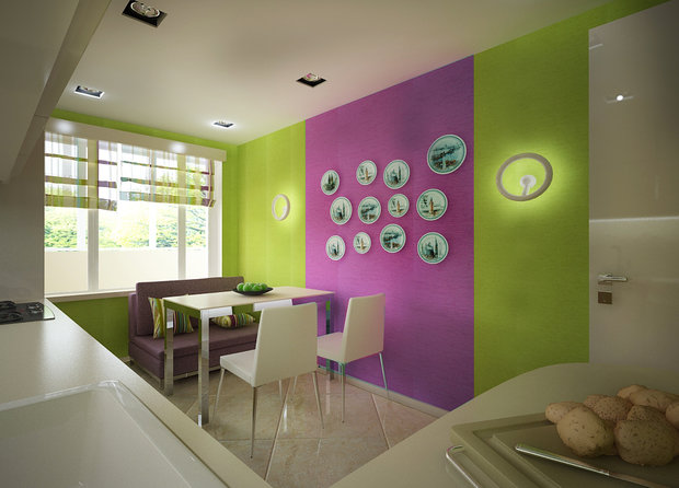 Фотография: Кухня и столовая в стиле Современный, Малогабаритная квартира, Квартира, Дома и квартиры, Проект недели, Москва – фото на INMYROOM