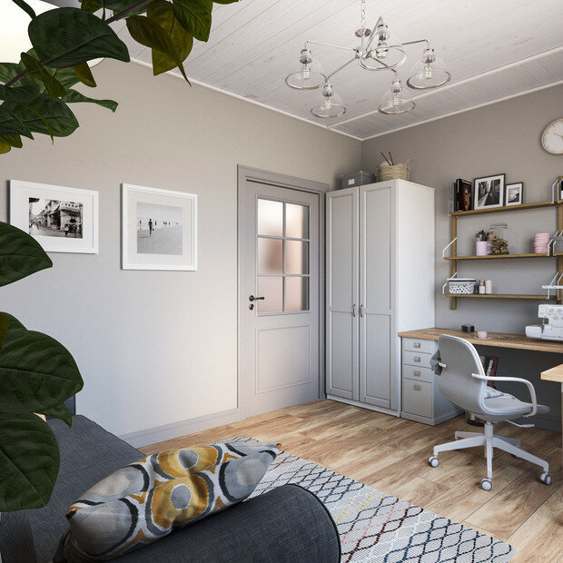 Фото из портфолио Дом из бруса – фотографии дизайна интерьеров на INMYROOM