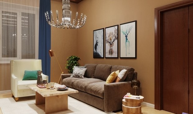 Фото из портфолио гостиная в стиле шале – фотографии дизайна интерьеров на INMYROOM