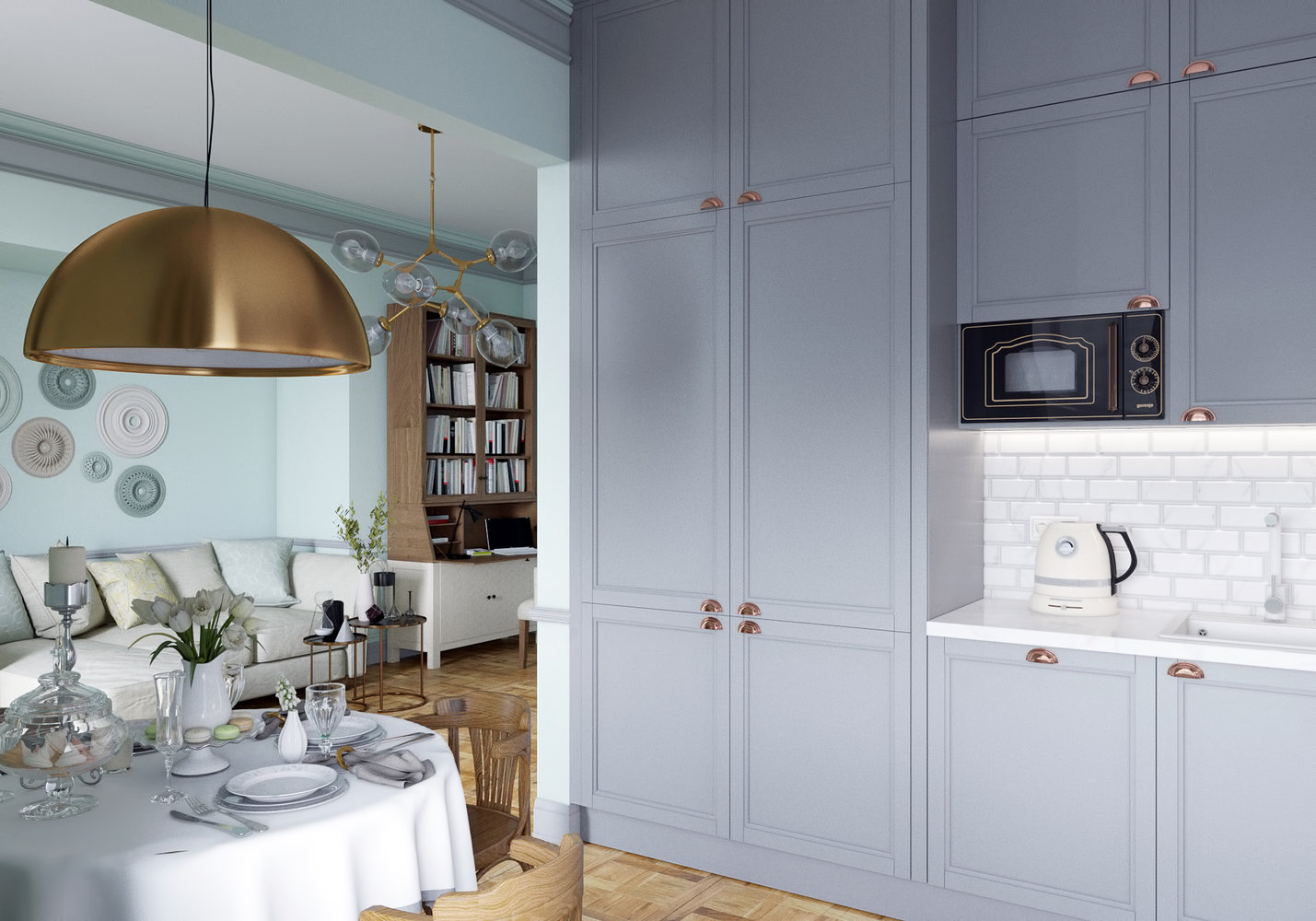 Фотография: Кухня и столовая в стиле Скандинавский, Квартира, Проект недели, Москва, Сталинка, Алена Юдина, 3 комнаты, 60-90 метров – фото на INMYROOM Фотография: Кухня и столовая в стиле Скандинавский, Квартира, Проект недели, Москва, Сталинка, Алена Юдина, 3 комнаты, 60-90 метров – фото на INMYROOM