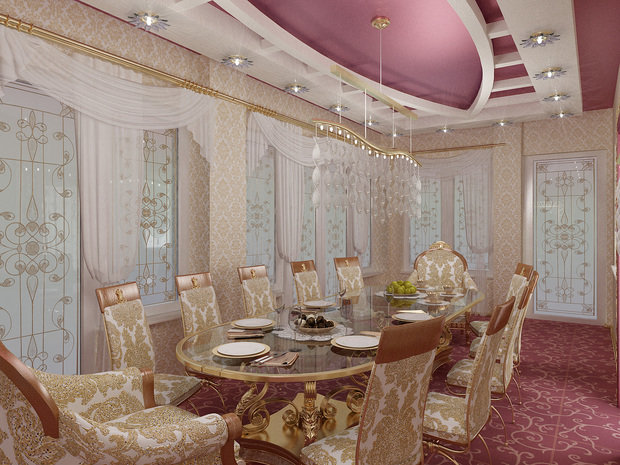 Фото из портфолио Столовая комната в классическом стиле  – фотографии дизайна интерьеров на INMYROOM