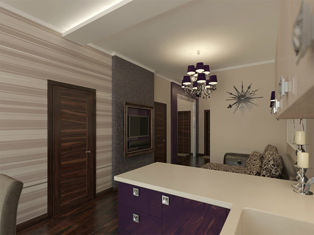 Фото из портфолио Интерьер двушки – фотографии дизайна интерьеров на INMYROOM