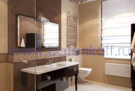 Ванная комната в подростковой спальне 