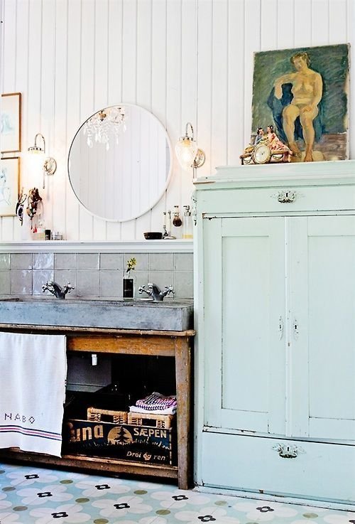 Фотография: Ванная в стиле Прованс и Кантри, Скандинавский, Эклектика, Декор интерьера, Декор, Советы – фото на INMYROOM Фотография: Ванная в стиле Прованс и Кантри, Скандинавский, Эклектика, Декор интерьера, Декор, Советы – фото на INMYROOM