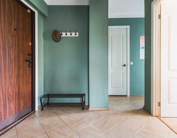 Фотография: Прихожая в стиле Скандинавский, Современный, Квартира, Проект недели, Москва, Анна Ковальченко, Панельный дом, 2 комнаты, 40-60 метров – фото на INMYROOM