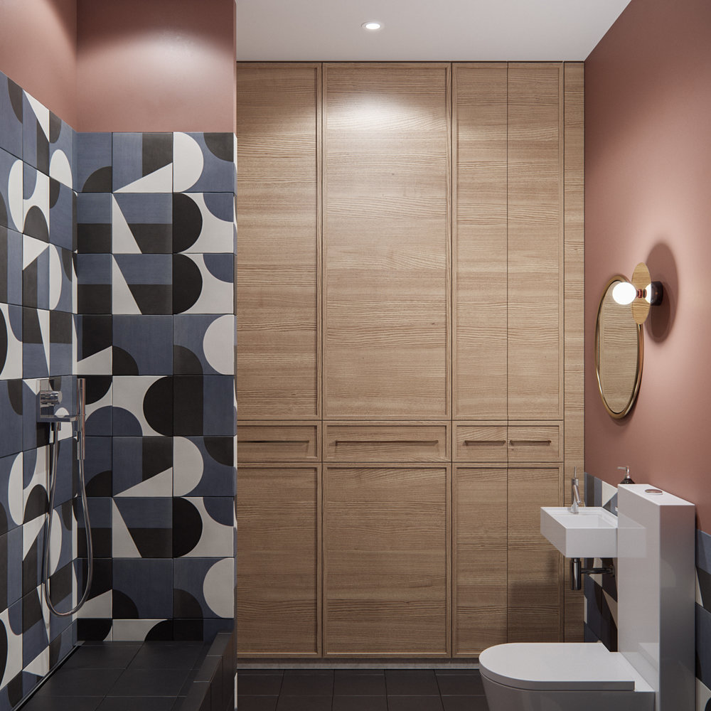 Фотография: Ванная в стиле Современный, Квартира, Проект недели, Москва, Айя Лисова, Монолитный дом, 4 и больше, Более 90 метров, ЖК «Рассвет», Aiya Design – фото на INMYROOM Фотография: Ванная в стиле Современный, Квартира, Проект недели, Москва, Айя Лисова, Монолитный дом, 4 и больше, Более 90 метров, ЖК «Рассвет», Aiya Design – фото на INMYROOM