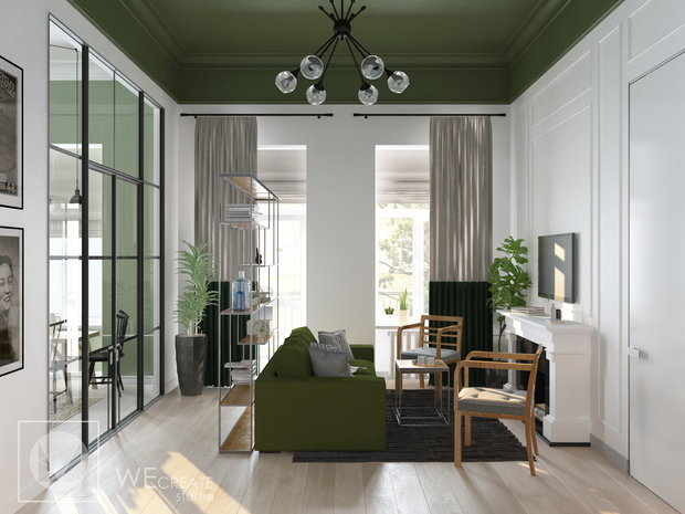 Фото из портфолио Квартира в старинном доме – фотографии дизайна интерьеров на INMYROOM