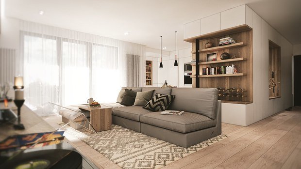 Фото из портфолио Кухня с грифельным фартуком – фотографии дизайна интерьеров на INMYROOM