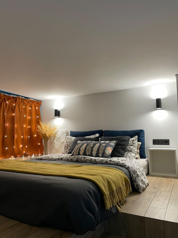 Фотография: Спальня в стиле Скандинавский, Современный, Ремонт на практике – фото на INMYROOM