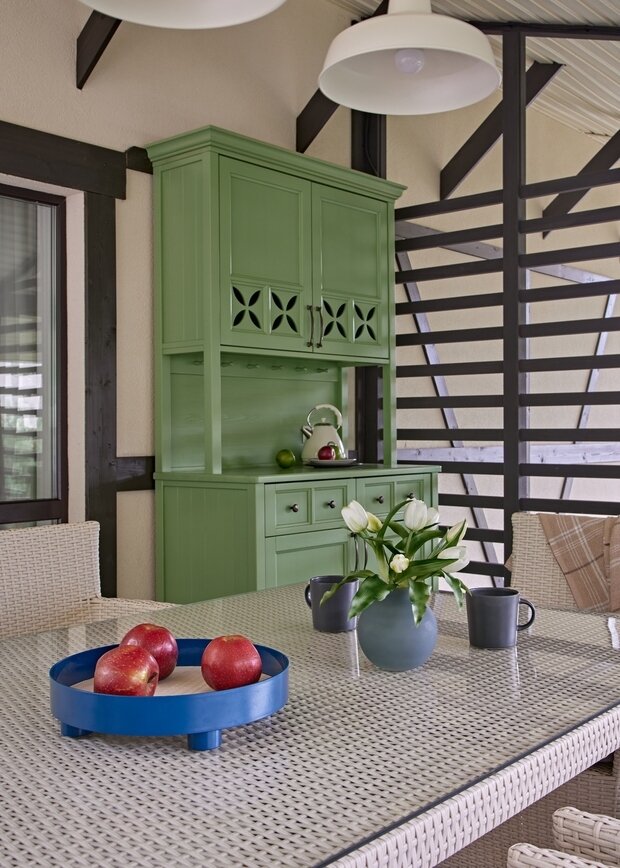 Фотография: Терраса в стиле Прованс и Кантри, Скандинавский, Эклектика, Дом, Проект недели, Дача, Дом и дача, Челябинск, 4 и больше, Более 90 метров, Ольга Собко – фото на INMYROOM