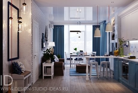 МОРСКАЯ РОМАНТИКА В ЛАСПИ, 52 М²