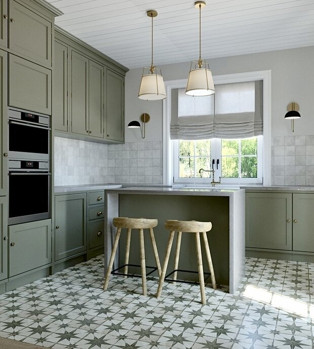 Фотография: Кухня и столовая в стиле Скандинавский, Современный, Эклектика, Винтажный, Дом, Проект дня, Дача, Москва, Дом и дача, 4 и больше, Более 90 метров, Вера Шеверденок – фото на INMYROOM