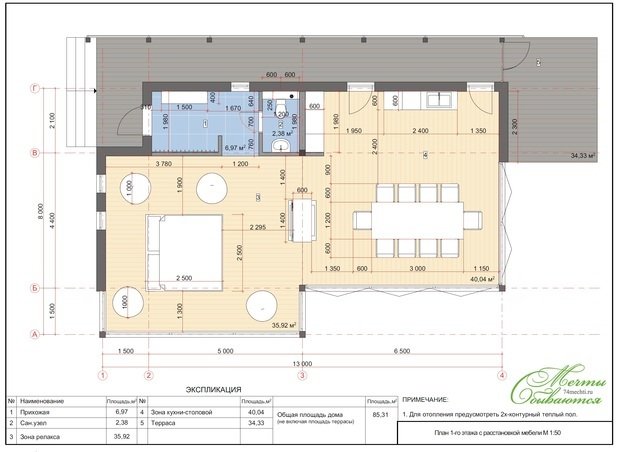 Фото из портфолио Интерьеры дома над прудом в свободном стиле – фотографии дизайна интерьеров на INMYROOM