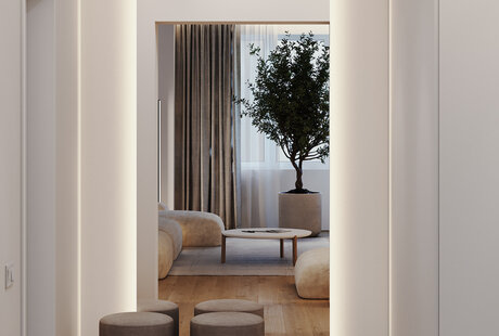 entrance hall with designer renovation!