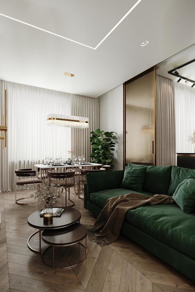 Фото из портфолио Современная классика с элементами ар-деко в квартире на Краснопутиловской – фотографии дизайна интерьеров на INMYROOM