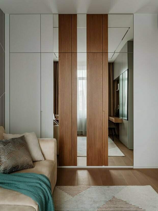 Фотография: Кабинет в стиле Современный, Квартира, Проект недели, Москва, Монолитный дом, 3 комнаты, 60-90 метров, Анастасия Ковальчук, Kovalchuk Interiors – фото на INMYROOM