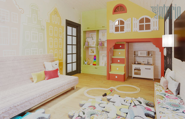 Фото из портфолио Коттедж, 185 кв.м., Март 2019 – фотографии дизайна интерьеров на INMYROOM