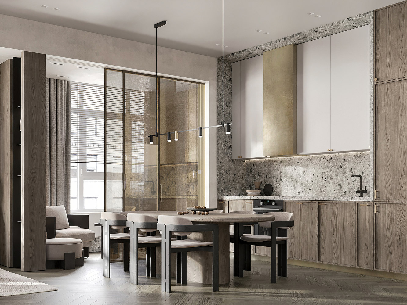 Фото из портфолио ДП Большая Почтовая, 114 м2 – фотографии дизайна интерьеров на INMYROOM Фото из портфолио ДП Большая Почтовая, 114 м2 – фотографии дизайна интерьеров на INMYROOM