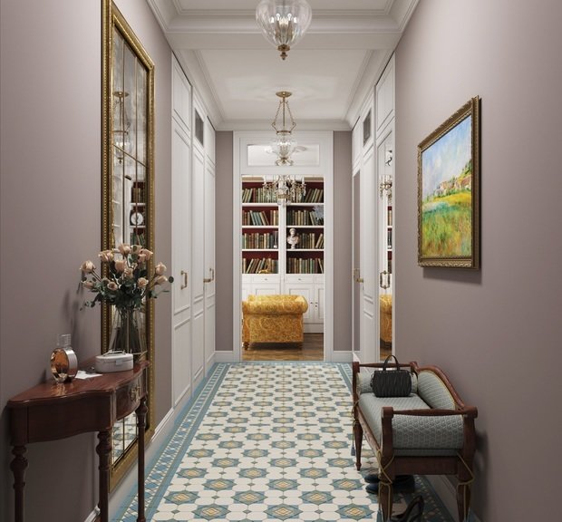 Фотография: Прихожая в стиле Классический, Эклектика, Квартира, Проект недели, Москва, Сталинка, 3 комнаты, 60-90 метров, Татьяна Красикова – фото на INMYROOM