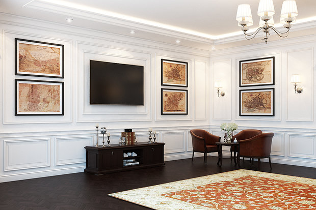 Фото из портфолио Светлая классика – фотографии дизайна интерьеров на INMYROOM