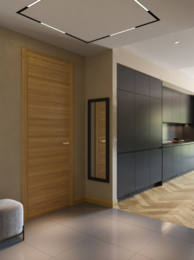 Фотография: Прихожая в стиле Современный, Минимализм, Квартира, Проект недели, Москва, Estima, Евгения Ермолаева, EEDS, Монолитный дом, 2 комнаты, 60-90 метров – фото на INMYROOM