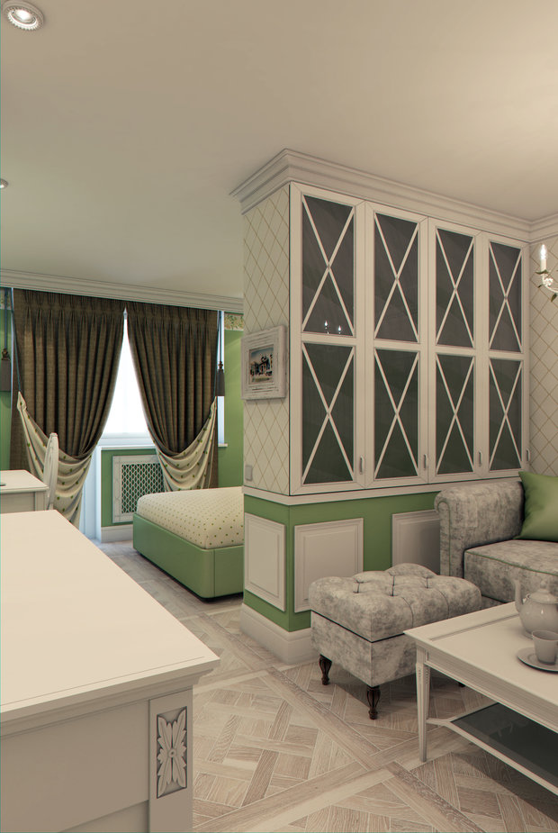 Фотография: Спальня в стиле Классический, Эклектика, Прованс и Кантри, Квартира, Проект недели – фото на INMYROOM