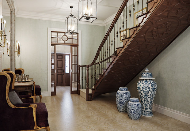 Фото из портфолио Дом в поселке Красное – фотографии дизайна интерьеров на INMYROOM