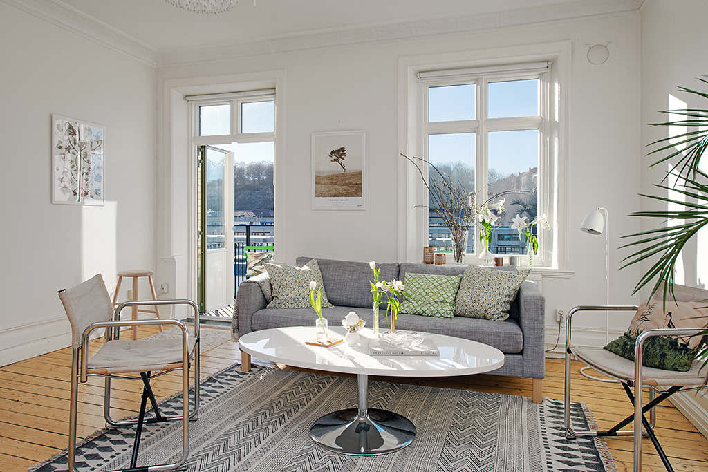 Фотография: Гостиная в стиле Скандинавский, Малогабаритная квартира, Квартира, Дома и квартиры – фото на INMYROOM Фотография: Гостиная в стиле Скандинавский, Малогабаритная квартира, Квартира, Дома и квартиры – фото на INMYROOM