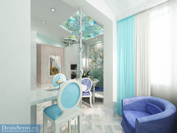 Фото из портфолио Кухня с балконом в загородном доме, современная классика – фотографии дизайна интерьеров на INMYROOM