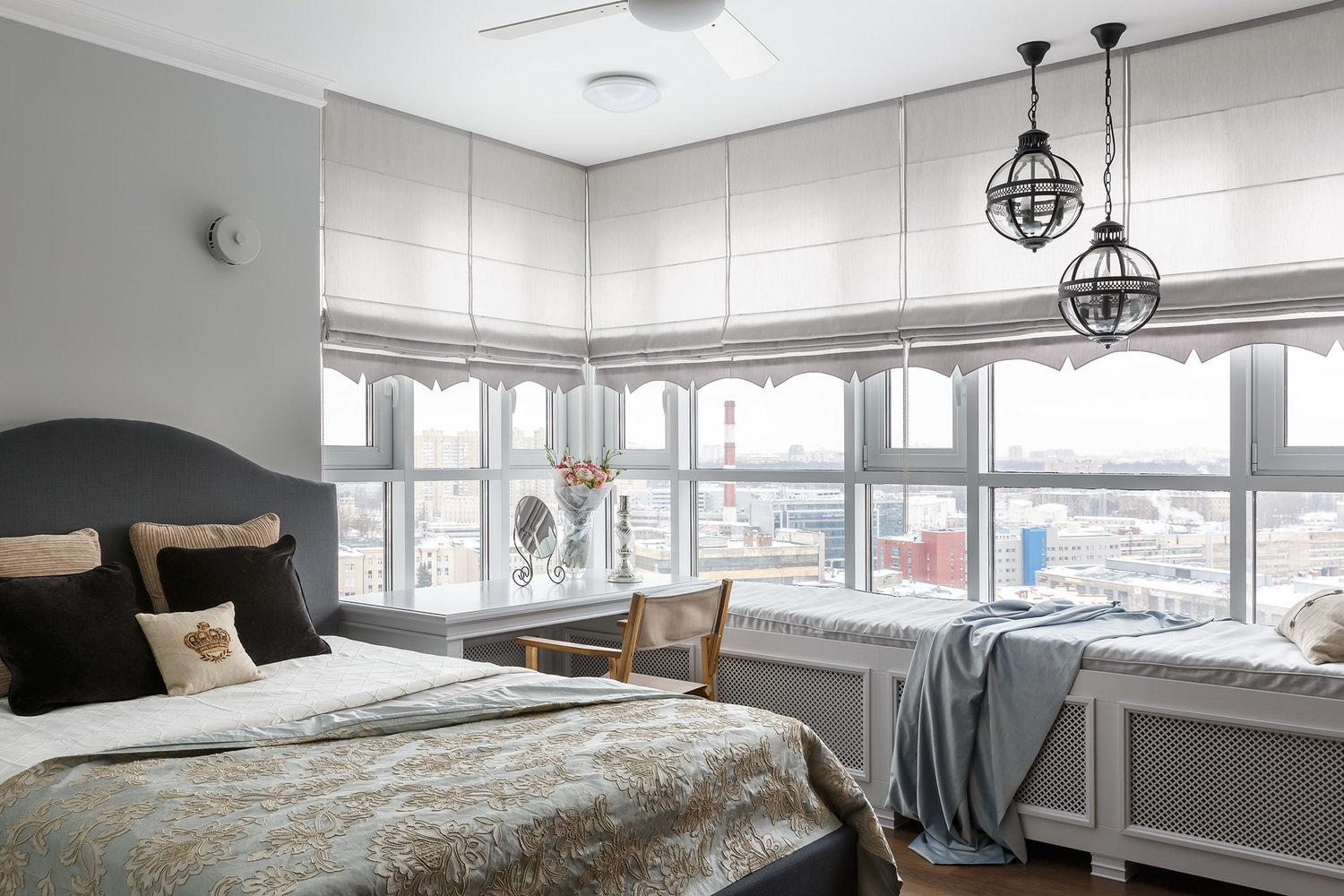 Фотография: Спальня в стиле Классический, Квартира, Проект недели, Санкт-Петербург, Монолитный дом, 4 и больше, Более 90 метров, Дизайн-Холл – фото на INMYROOM