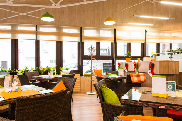 Фото из портфолио Дизайн интерьера ресторана "Цитрус" – фотографии дизайна интерьеров на INMYROOM