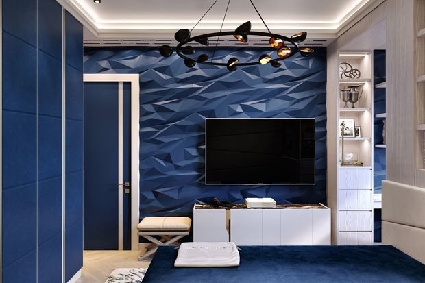 Фото из портфолио Квартира 118,2 м² в ЖК Тимирязевский: компромисс мужского и женского: баланс резких форм и мягких линий – фотографии дизайна интерьеров на INMYROOM
