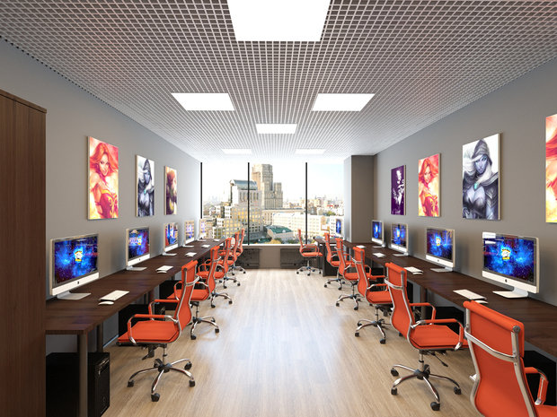 Фото из портфолио Интерьер для профессиональных геймеров – фотографии дизайна интерьеров на INMYROOM