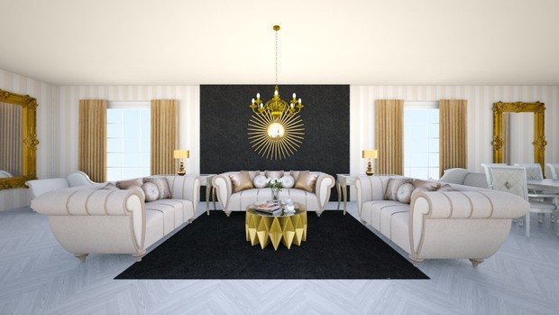 Фото из портфолио Гостиная в стиле ар-деко – фотографии дизайна интерьеров на INMYROOM