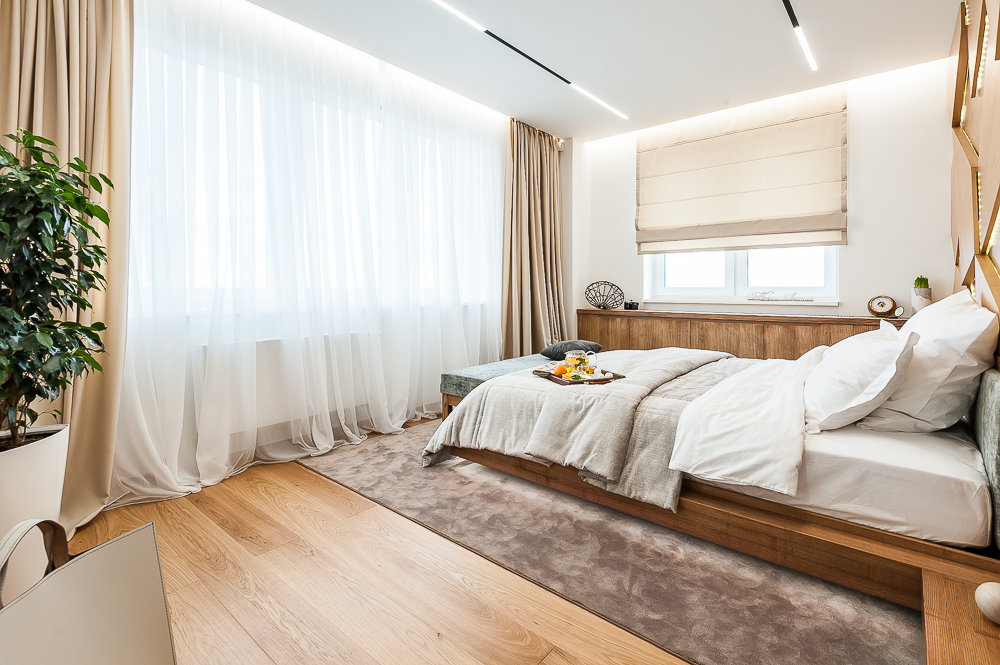 Фотография: Спальня в стиле Современный, Кухня и столовая, Ванная, Гостиная, Белый, Проект недели, Бежевый, Коричневый, Более 90 метров, ПРЕМИЯ INMYROOM – фото на INMYROOM Фотография: Спальня в стиле Современный, Кухня и столовая, Ванная, Гостиная, Белый, Проект недели, Бежевый, Коричневый, Более 90 метров, ПРЕМИЯ INMYROOM – фото на INMYROOM